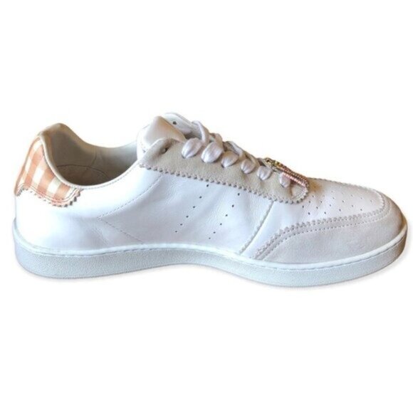 Loeffler Randall Keeley Gingham Leather Low-Top Sneakers Size 11 - Picture 11 of 16